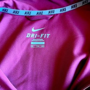 NWOT maroon and white Nike Jacket